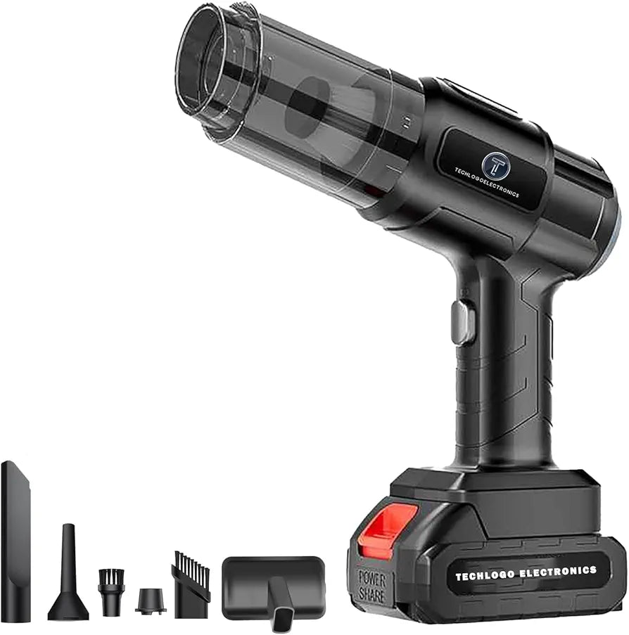 Car Vacuum Cleaner Wireless Handheld Vacuum Cleaner Rechargeable for Wet & Dry Cleaning for Home/Office/Car/Keyboard/Travel/Sofa/Office (4 in 1 vaccum)
