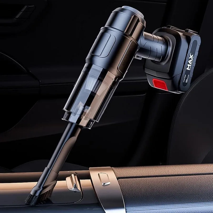 Car Vacuum Cleaner Wireless Handheld Vacuum Cleaner Rechargeable for Wet & Dry Cleaning for Home/Office/Car/Keyboard/Travel/Sofa/Office (4 in 1 vaccum)