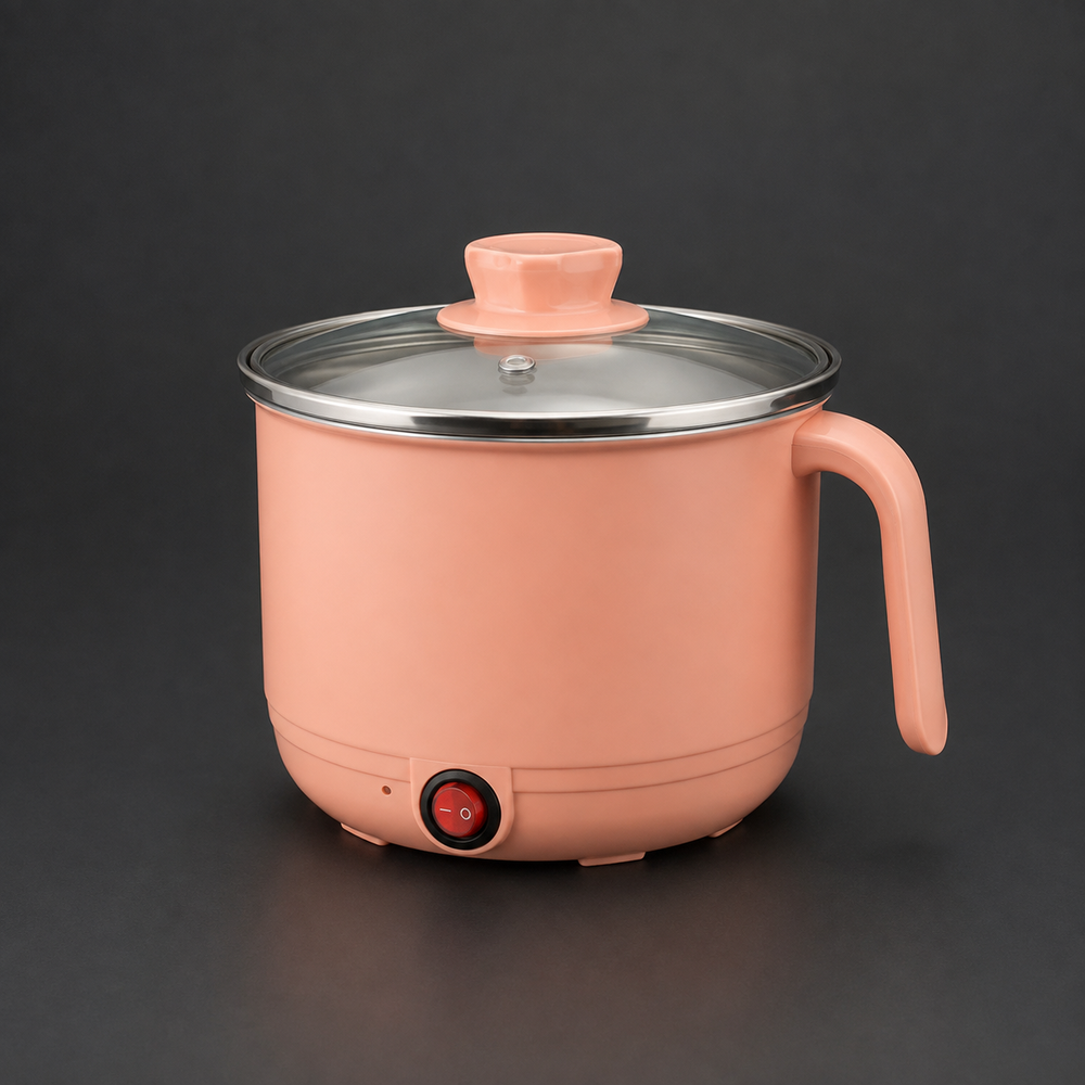HeatMate 1.5L Multi-Cook Electric Pot | Compact Hot Pot, Noodle Cooker, Steamer & Sauté Pan