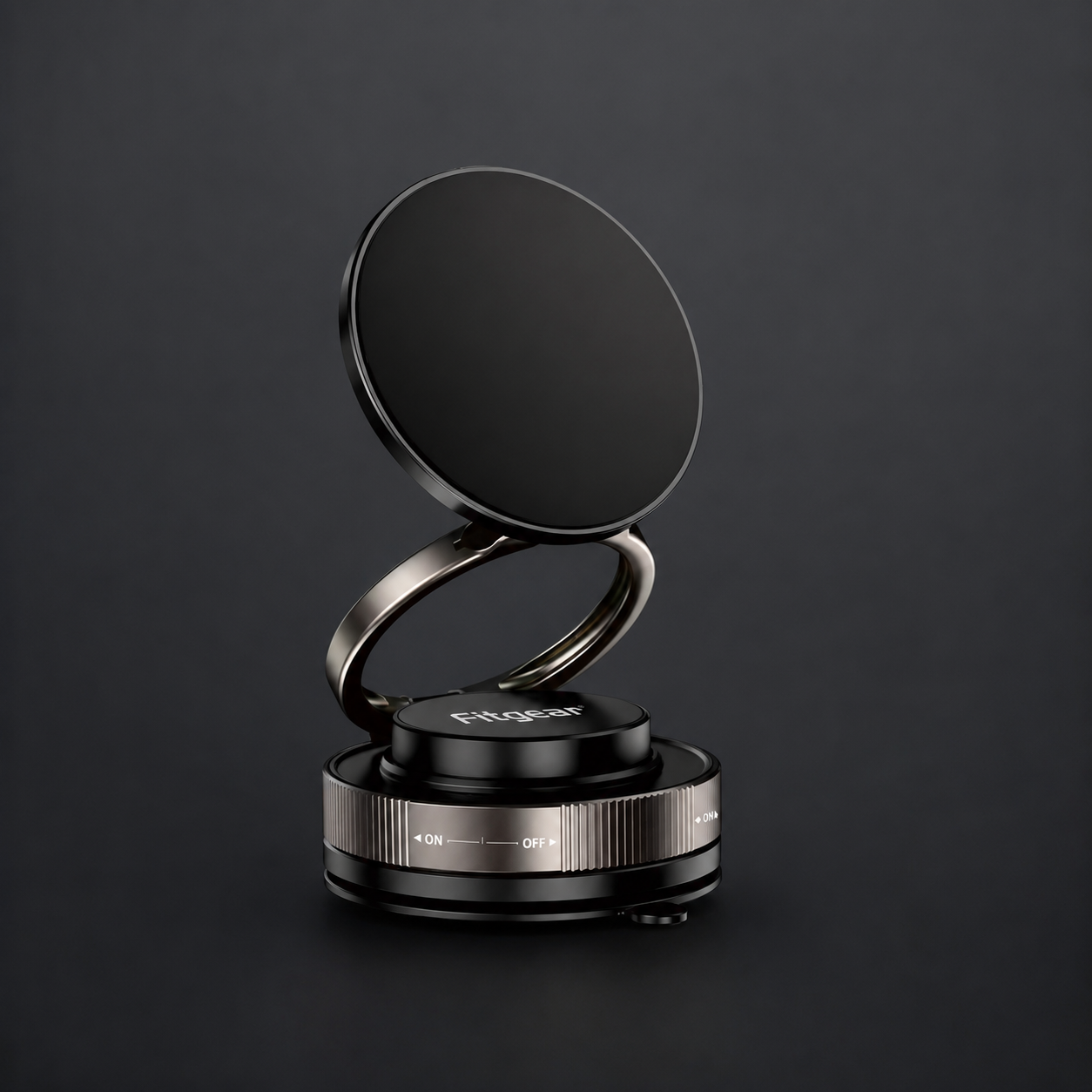 Magnetic Car Phone Holder with One-Hand Operation, Double-Layer N56 Magnet, Automatic Precise Alignment, 360° Rotation
