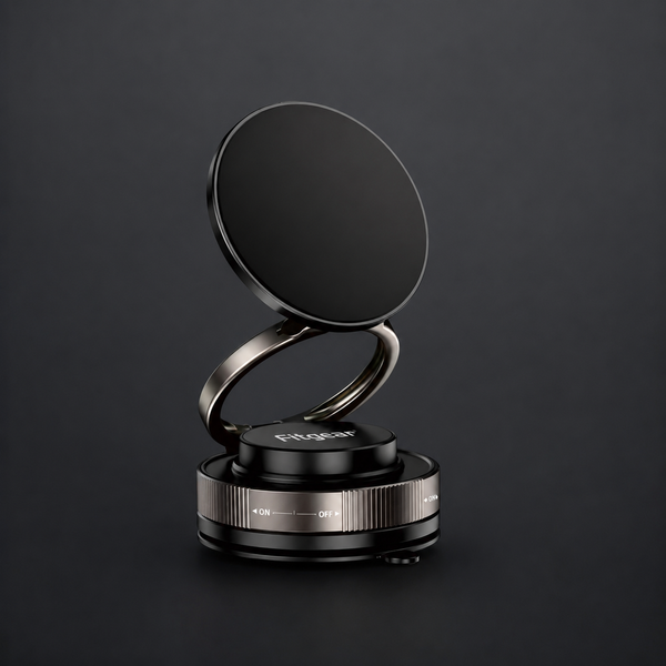 Magnetic Car Phone Holder with One-Hand Operation, Double-Layer N56 Magnet, Automatic Precise Alignment, 360° Rotation